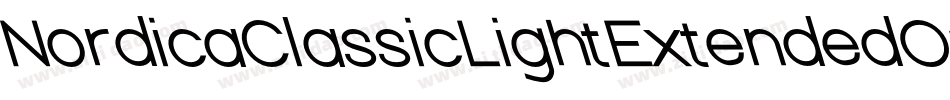 NordicaClassicLightExtendedOutline-KaZZ字体转换