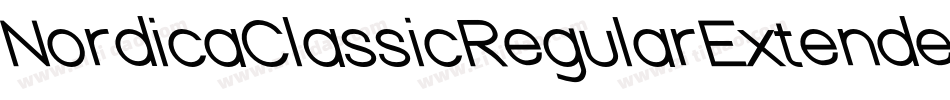 NordicaClassicRegularExtendedOppositeObliqueOutline-WaP4字体转换