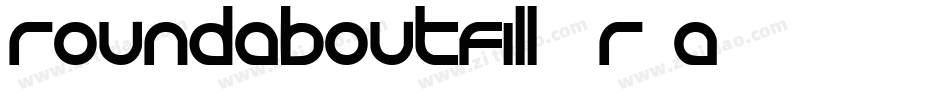 RoundaboutFill-6r4A字体转换 RoundaboutFill-6r4A字体转换