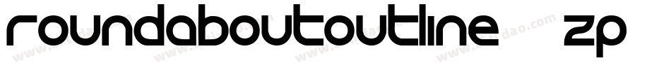 RoundaboutOutline-04ZP字体转换