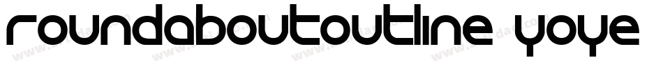 RoundaboutOutline-yoye字体转换