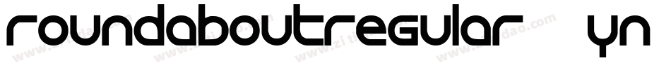 RoundaboutRegular-92yn字体转换