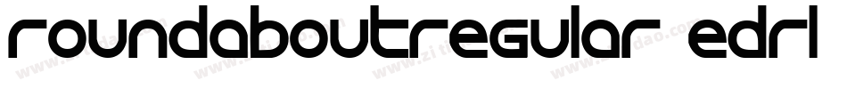 RoundaboutRegular-eDrl字体转换