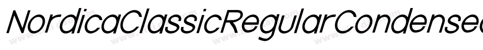 NordicaClassicRegularCondensed-d8yg字体转换