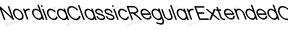 NordicaClassicRegularExtendedOppositeObliqueOutline-WaP4字体转换