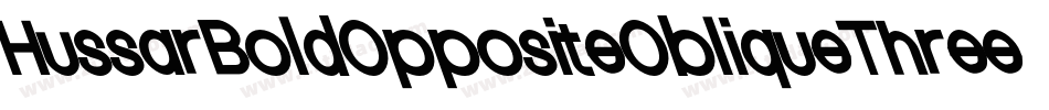 HussarBoldOppositeObliqueThree-32yy字体转换