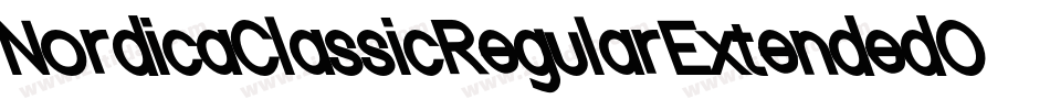 NordicaClassicRegularExtendedOppositeObliqueOutline-WaP4字体转换