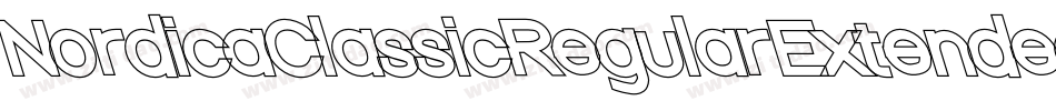 NordicaClassicRegularExtendedOppositeObliqueOutline-WaP4字体转换
