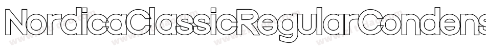 NordicaClassicRegularCondensed-d8yg字体转换