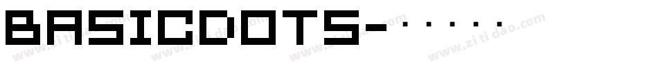 Basicdots字体转换