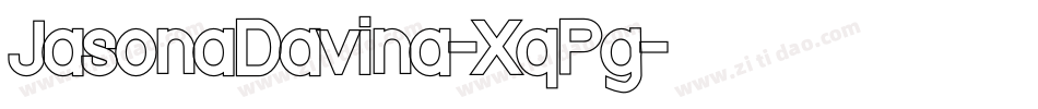 JasonaDavina-XqPg字体转换
