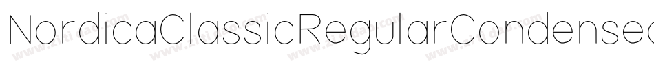 NordicaClassicRegularCondensed-d8yg字体转换