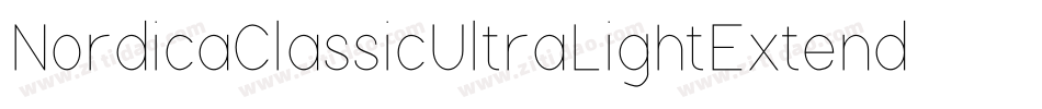 NordicaClassicUltraLightExtended-VJP6字体转换