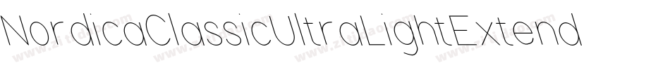 NordicaClassicUltraLightExtended-VJP6字体转换