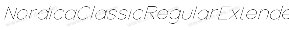 NordicaClassicRegularExtendedObliqueOutline-0rjo字体转换