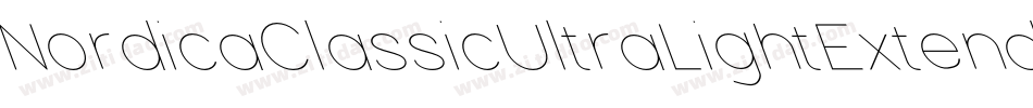 NordicaClassicUltraLightExtended-VJP6字体转换