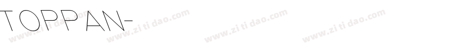 TOPPAN字体转换