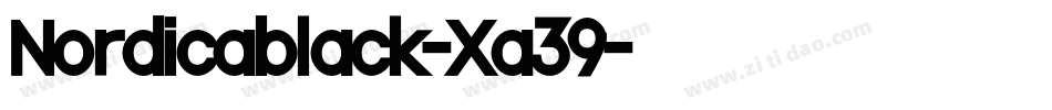 Nordicablack-Xa39字体转换