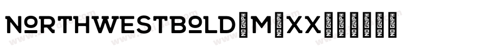 NorthwestBold-M8xx字体转换