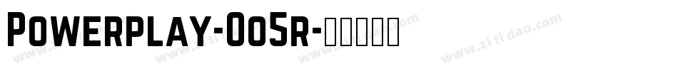 Powerplay-0o5r字体转换