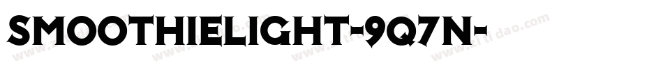 SmoothieLight-9q7n字体转换