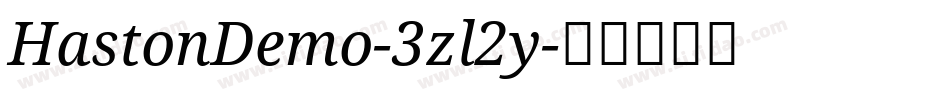 HastonDemo-3zl2y字体转换