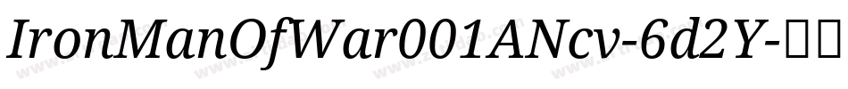 IronManOfWar001ANcv-6d2Y字体转换