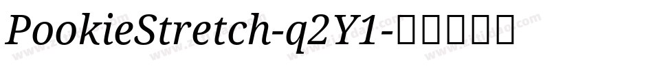 PookieStretch-q2Y1字体转换