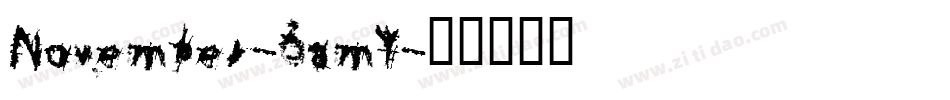 November-6amY字体转换