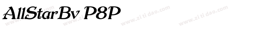 AllStarBv-P8P字体转换