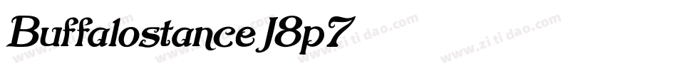 Buffalostance-J8p7字体转换