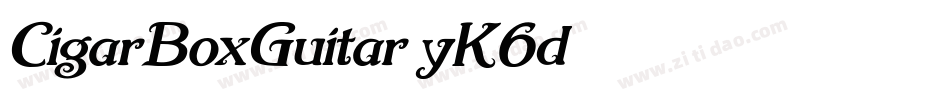 CigarBoxGuitar-yK6d字体转换