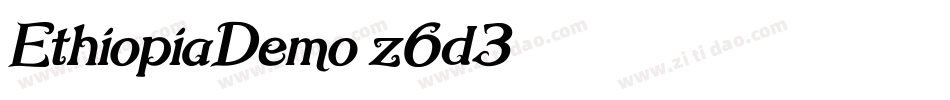 EthiopiaDemo-z6d3字体转换 EthiopiaDemo-z6d3字体转换