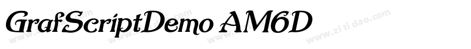GrafScriptDemo-AM6D字体转换