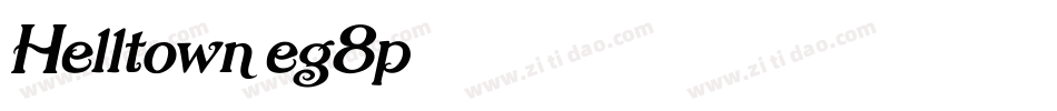 Helltown-eg8p字体转换