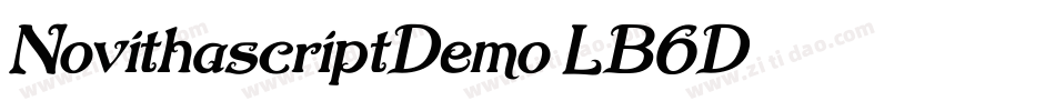 NovithascriptDemo-LB6D字体转换