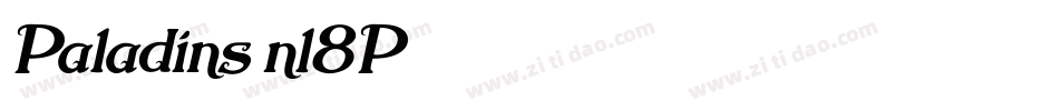 Paladins-nl8P字体转换 Paladins-nl8P字体转换