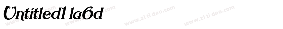 Untitled1-la6d字体转换 Untitled1-la6d字体转换