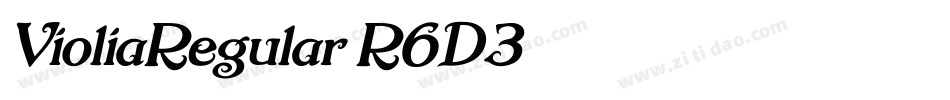 VioliaRegular-R6D3字体转换 VioliaRegular-R6D3字体转换