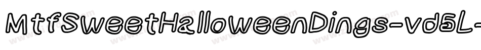 MtfSweetHalloweenDings-vd5L字体转换