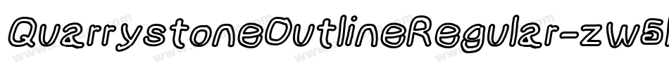 QuarrystoneOutlineRegular-zw5l字体转换