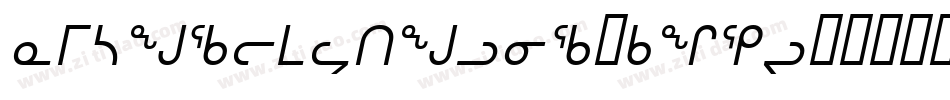 NunacomItalic-vqeL字体转换