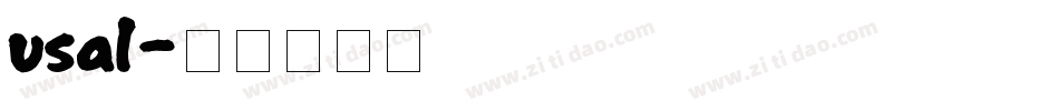 usal字体转换