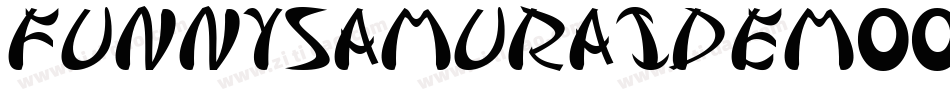 FunnySamuraiDemoOutline-p7ged字体转换
