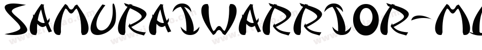 SamuraiWarrior-mL27a字体转换
