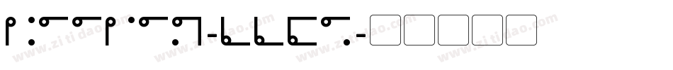 Beeper-446Y字体转换