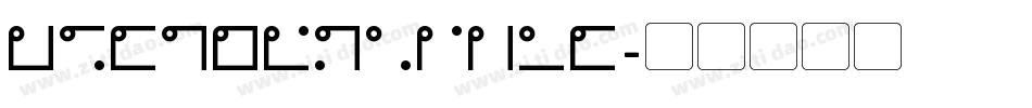 Nyctographic字体转换