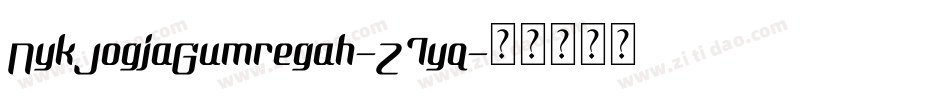 NykJogjaGumregah-Z7yq字体转换