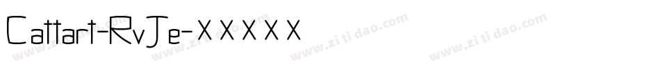 Cattart-RvJe字体转换