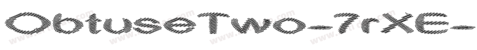 ObtuseTwo-7rXE字体转换